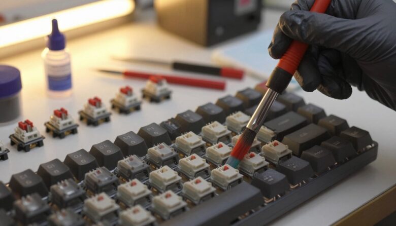 how to lube mechanical switches